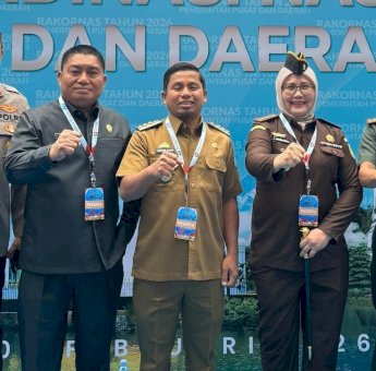 Rakornas 2026 di Bogor, Wali Kota Tasming Hamid Dukung Sinergi Pusat-Daerah Menuju Indonesia Emas 2045