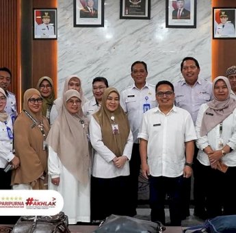 RS Andi Makkasau Terima Kunjungan Kerja Tim BLUD RSUD Hj. Andi Depu Polewali Mandar