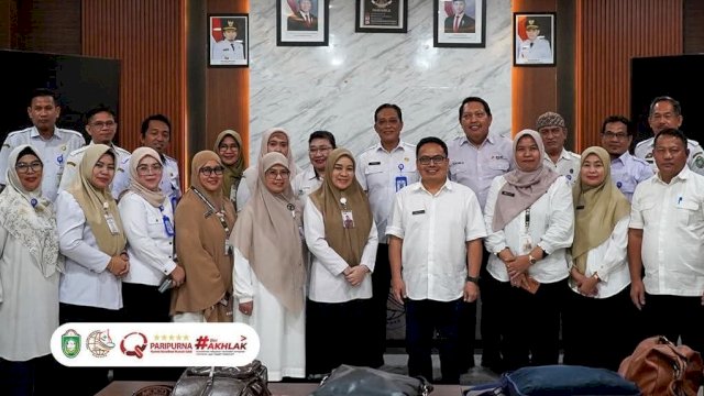 RS Andi Makkasau Terima Kunjungan Kerja Tim BLUD RSUD Hj. Andi Depu Polewali Mandar