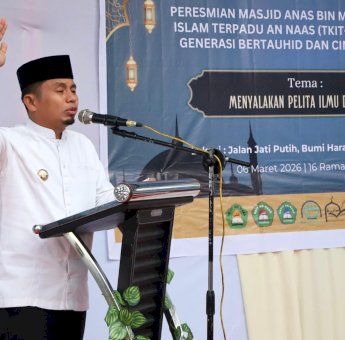 Resmikan Masjid Anas Bin Malik, Tasming Hamid: Jadikan Masjid Pusat Pembinaan Umat