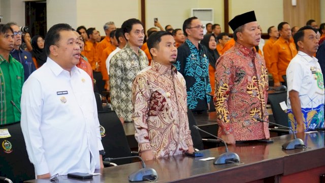 Ket: Wali Kota Parepare, Tasming Hamid Hadiri Penandatanganan MoU Statistik di Makassar
