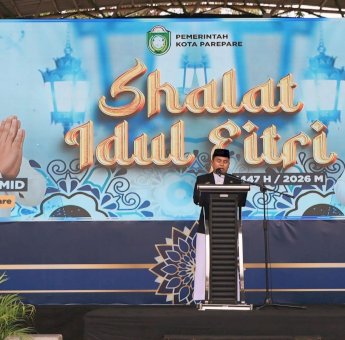 Salat Id di Parepare Khidmat, Tasming Hamid Ajak Warga Perkuat Silaturahmi dan Persaudaraan