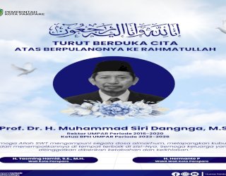 Tasming Hamid Sampaikan Duka Mendalam atas Wafatnya Prof. Muhammad Siri Dangnga