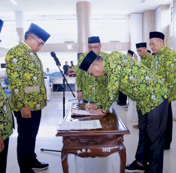 Pj Sekda Barru Hadiri Pelantikan DMI, IPIM, dan BKPRMI, Tekankan Peran Masjid sebagai Pusat Pembinaan Umat