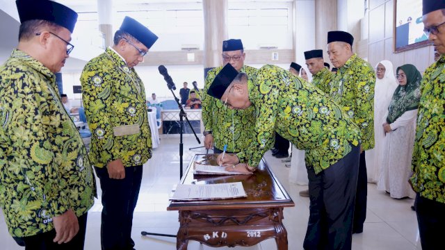 Ket: Pelantikan DMI, IPIM, dan BKPRMI, Barru