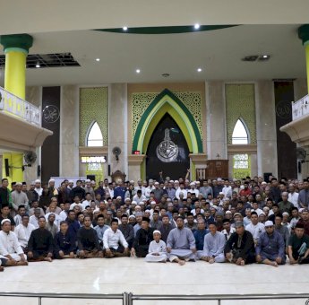 Wali Kota Parepare Tasming Hamid Hadiri Penutupan Safari Dakwah Pekan ke-5 di Masjid Agung