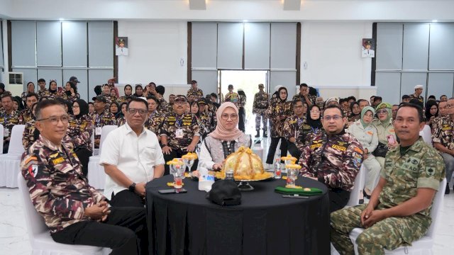 Bupati Gowa, Sitti Husniah Talenrang saat menghadiri Musyawarah Cabang X FKPPI Kabupaten Gowa, di Baruga Tinggimae, Rumah Jabatan Bupati Gowa, Sabtu, (04/04/2026). (Dok. Humas Gowa)