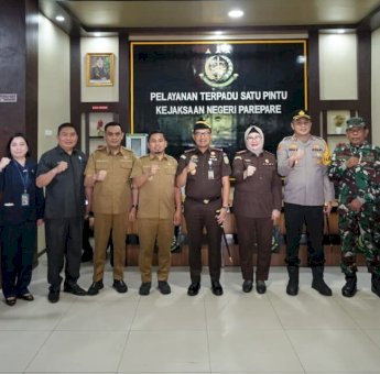 Tasming Hamid dan Hermanto Sambut Kunjungan Kerja Kajati Sulsel di Parepare