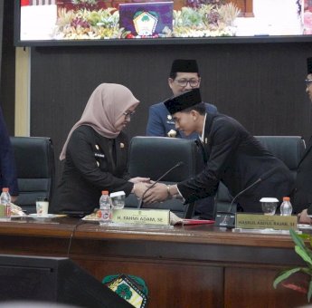 Fahmi Adam Jabat Ketua DPRD Gowa, Husniah: Mari Bersinergi Ciptakan Pembangunan