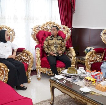 Tasming Hamid Audiensi dengan Wali Kota Palopo, Bahas Sinergi Antar Daerah