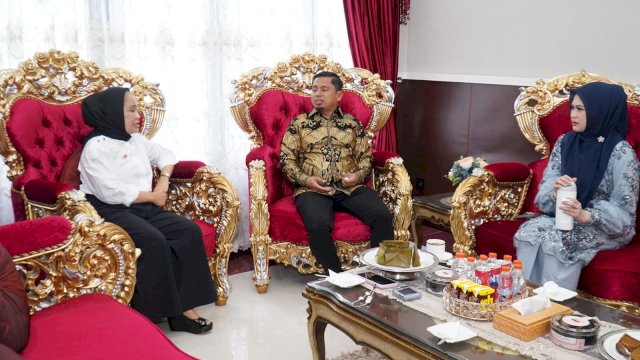 Ket: Wali Kota Parepare, Tasming Hamid Audiensi dan Silaturahmi dengan Wali Kota Palopo