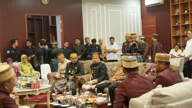 Ket : Wali Kota Parepare, Tasming Hamid saat menghadiri Hari Jadi Wajo