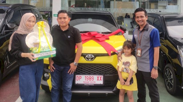 Kalla Toyota mencatakan bahwa penjualan type Raize berhasil memimpin pasar SUV di Q1 2026. (Dok. Kalla Toyota) 