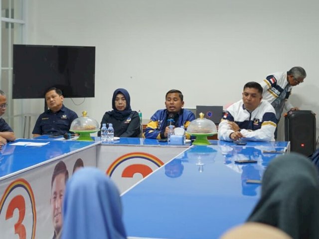 Ketua DPD NasDem Parepare Tasming Hamid: Kami Lawan Narasi Menyesatkan yang Rusak Demokrasi