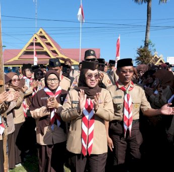 Pesta Siaga Perdana di Gowa jadi Ruang Belajar Nilai-nilai Kepramukaan