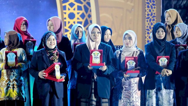 Kafilah Kabupaten Gowa masuk lima besar pada ajang MTQ Ke-45 Tingkat Sulsel. (Dok. Humas Gowa)