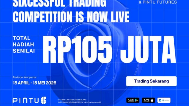 Merayakan anniversary Ke-6 tahun, aplikasi crypto PINTU menggagas kampanye #SixcessfulYear. (Dok. PINTU)