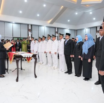Bupati Gowa Lantik 124 Pejabat, Harap Kedepankan Bekerja Loyal dan Profesional