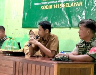 TMMD 128 Selayar Dorong Kesehatan Warga, Penyuluhan Posyandu Digelar di Batangmata Sapo