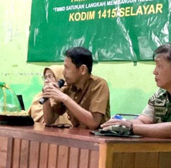 TMMD 128 Selayar Dorong Kesehatan Warga, Penyuluhan Posyandu Digelar di Batangmata Sapo