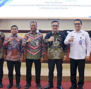 Komitmen Perangi Narkotika, Wali Kota Parepare Tasming Hamid Hadiri Rakor P4GN di Makassar
