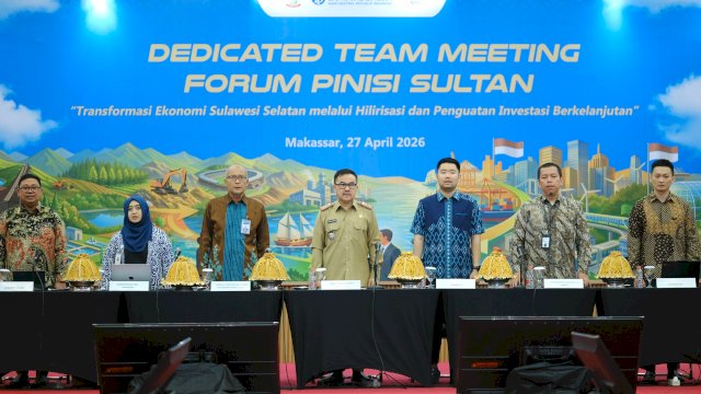Bank Indonesia bersama Pemerintah Provinsi Sulawesi Selatan menggelar DTM PINISI SULTAN 2026, di Kantor Gubernur Sulawesi Selatan, kemarin. (Dok. BI Sulsel) 
