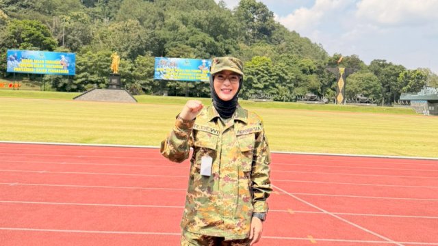 Ketua DPRD Sulsel, Andi Rachmatika Dewi mengikuti kegiatan retret dan Kursus Pemantapan Pimpinan Daerah (KPPD) di Akademi Militer (Akmil) Magelang, Jawa Tengah. (Foto: Istimewa)