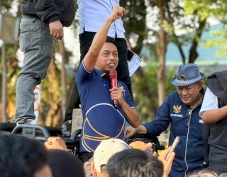Tolak Framing Media yang Menyesatkan, NasDem Sulsel Gelar Aksi Damai di Makassar