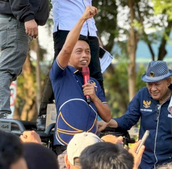 Tolak Framing Media yang Menyesatkan, NasDem Sulsel Gelar Aksi Damai di Makassar