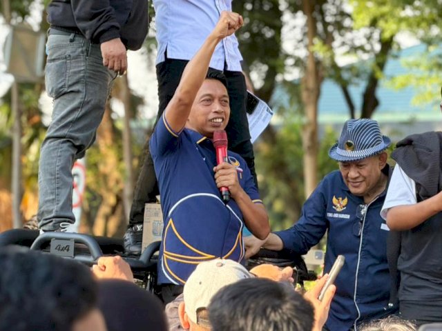 Tolak Framing Media yang Menyesatkan, NasDem Sulsel Gelar Aksi Damai di Makassar