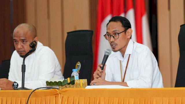 Pemprov Sulsel menggelar Rakortek Tematik Stunting, Perempuan, Anak, Disabilitas, dan Lansia di Ruang Pola Kantor Gubernur Sulsel, Rabu (22/4/2026). (Foto: Istimewa)