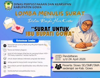 Peringati Hari Kartini, Pemkab Gowa Gagas Lomba Menulis Surat Untuk Bupati Bagi Pelajar
