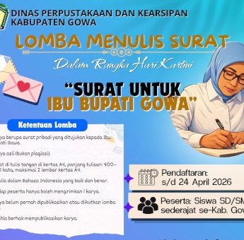 Peringati Hari Kartini, Pemkab Gowa Gagas Lomba Menulis Surat Untuk Bupati Bagi Pelajar