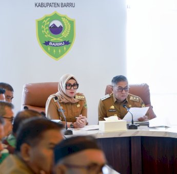 Pemkab Barru Ikuti Rakor Pengendalian Inflasi dan Evaluasi Program 3 Juta Rumah Secara Virtual