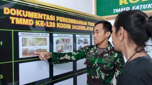 TMMD ke-128 Selayar Tunjukkan Perkembangan Dinamis, Pekerjaan Fisik Terus Dikebut. [IST]
