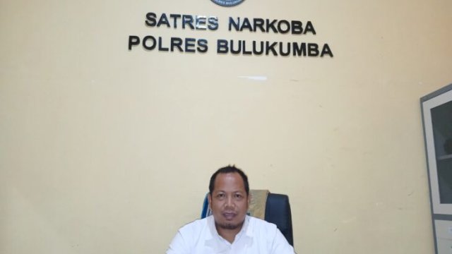 Kasat Narkoba Polres Bulukumba, AKP Salehuddin. [IST]
