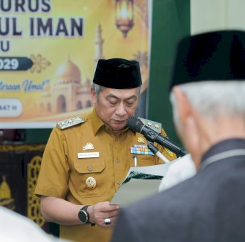 Wabup Barru Lantik Pengurus Masjid Agung Nurul Iman Periode 2026&ndash;2029, Tekankan Peran Masjid sebagai Pusat Peradaban