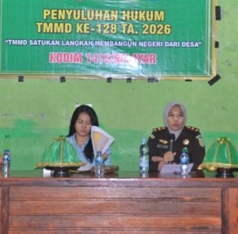 Warga Selayar Diberi Pemahaman Hukum Lewat Program TMMD