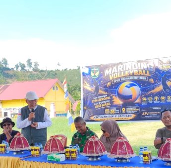 Masmindo Dukung Turnamen Voli Karang Taruna Marinding, Perkuat Solidaritas Pemuda