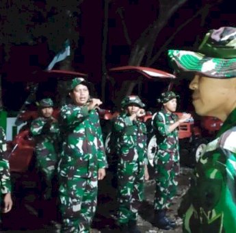 Di Tengah Pembangunan TMMD, Prajurit Tetap Utamakan Disiplin dan Kesehatan