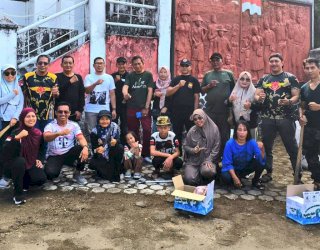 Amarun Agung Hamka Ajak Pemuda Panca Marga Jaga Semangat Perjuangan Pahlawan, Gelar Kerja Bakti di TMP Kesuma