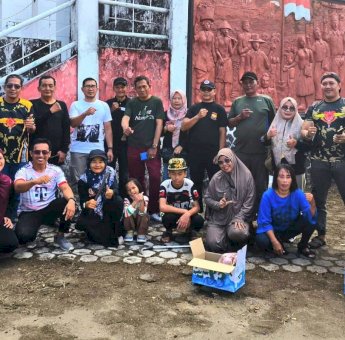 Amarun Agung Hamka Ajak Pemuda Panca Marga Jaga Semangat Perjuangan Pahlawan, Gelar Kerja Bakti di TMP Kesuma