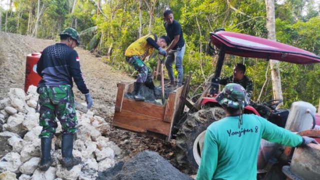 Hari ke-20 TMMD, Satgas TNI-Polri Fokus Tuntaskan Sasaran Fisik. [IST]