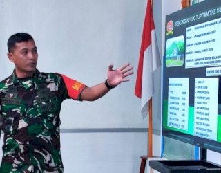 Dandim 1415 Selayar Paparkan Capaian TMMD ke-128 di Hadapan Tim Wasev TNI