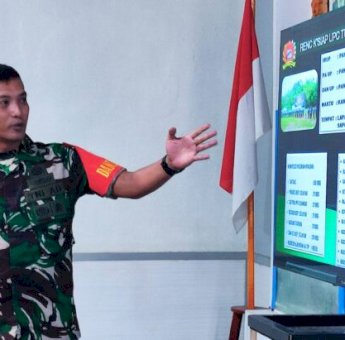 Dandim 1415 Selayar Paparkan Capaian TMMD ke-128 di Hadapan Tim Wasev TNI