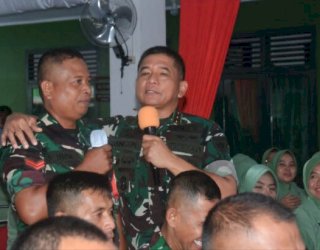 Jelang Penutupan TMMD Selayar, Pangdam XIV Hasanuddin Dengar Curhatan Babinsa