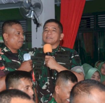 Jelang Penutupan TMMD Selayar, Pangdam XIV Hasanuddin Dengar Curhatan Babinsa