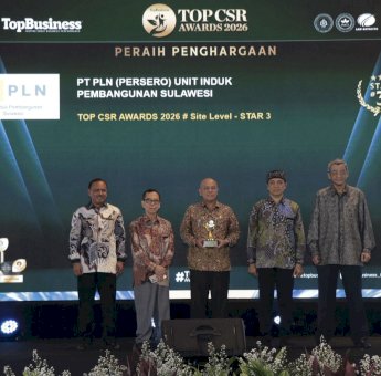 Program Pemanfaatan FABA PLN UIP Sulawesi Raih Bintang 3 TOP CSR Awards 2026