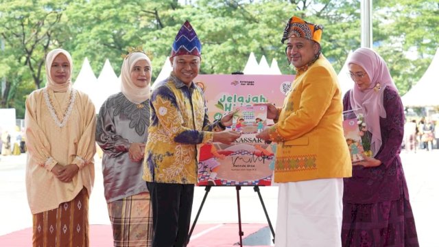 Wali Kota Makassar, Munafri Arifuddin saat menghadiri upacara peringatan Hari Pendidikan Nasional di Lapangan Karebosi Makassar, Sabtu (2/5/2026). (Foto: Istimewa)