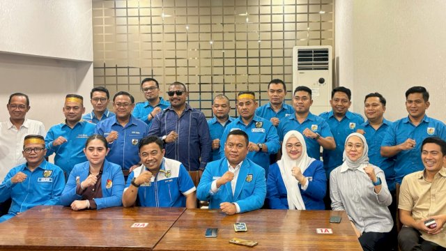 Pelantikan Vonny Ameliani Suardi sebagai ketua DPD KNPI Sulsel menghadirkan tiga ketua umum DPP di Hotel Gammara, Jalan Metro Tanjung Bunga, Makassar, Selasa (5/5/2026). (Foto: Istimewa)